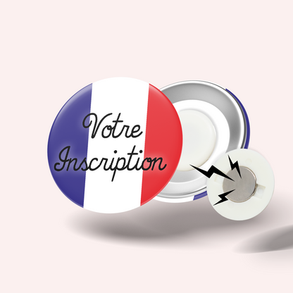 Badge Drapeau France