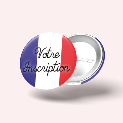 Badge Drapeau France