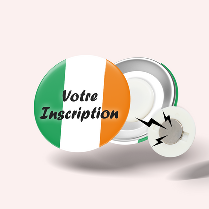 Badge Drapeau Irlande