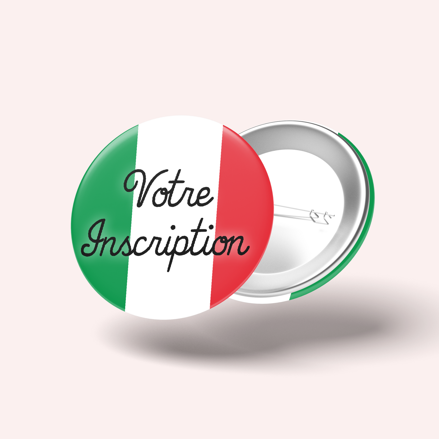 Badge Drapeau Italie