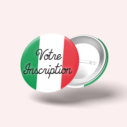 Badge Drapeau Italie