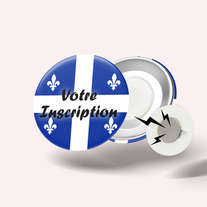 Badge Drapeau Québec