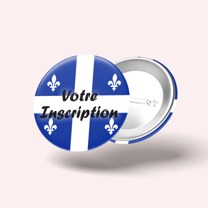 Badge Drapeau Québec