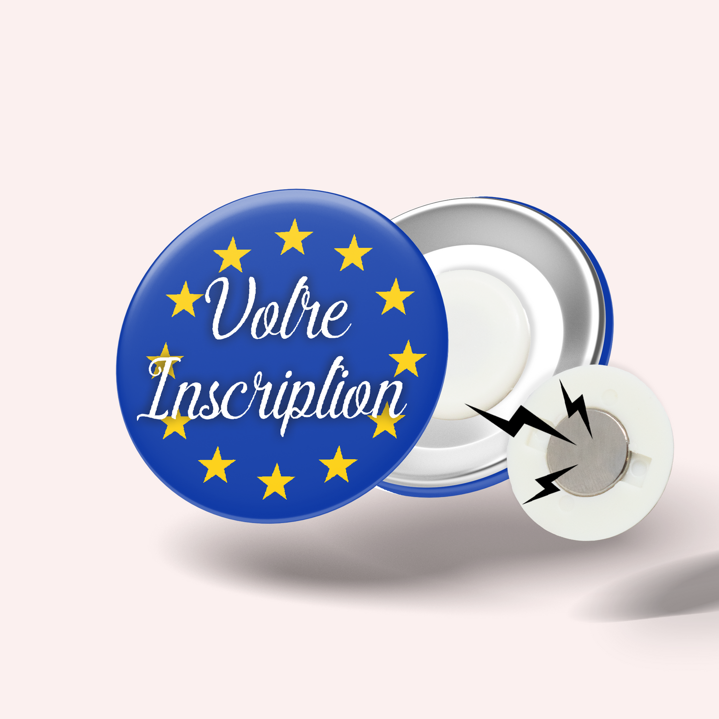 Badge Drapeau Union Européenne