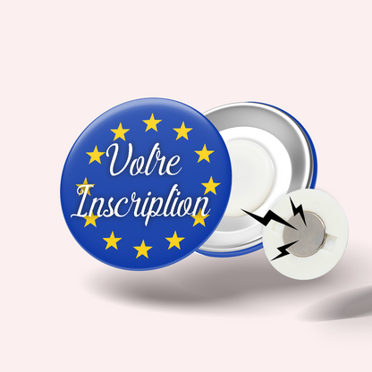 Badge Drapeau Union Européenne