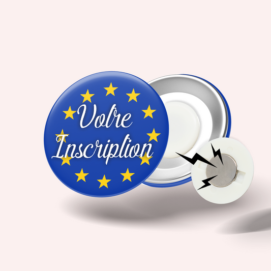 Badge Drapeau Union Européenne