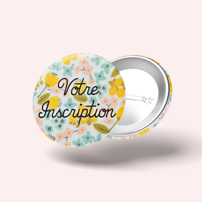 Badge Spring flower