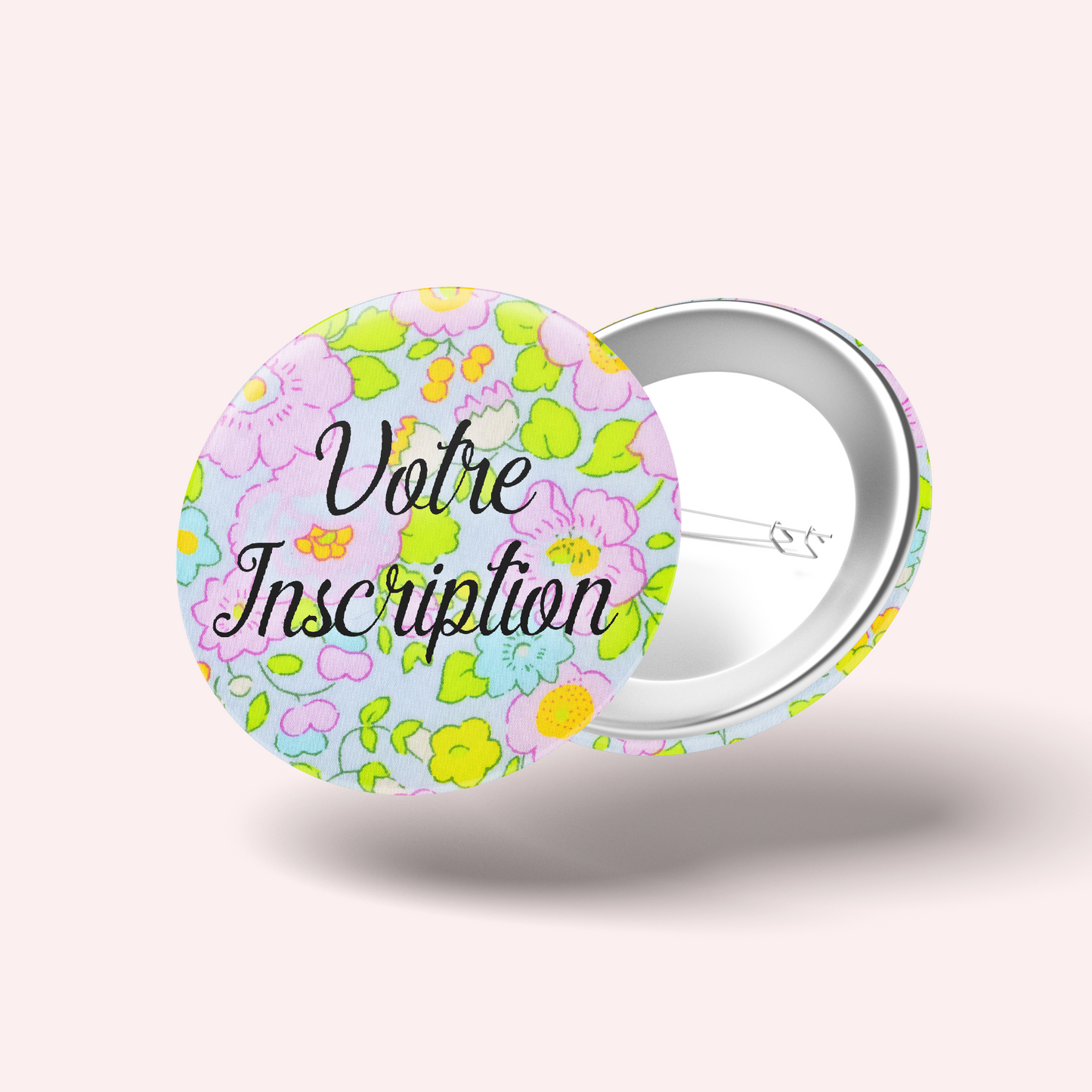 Badge Liberty Besty Fluo Yellow