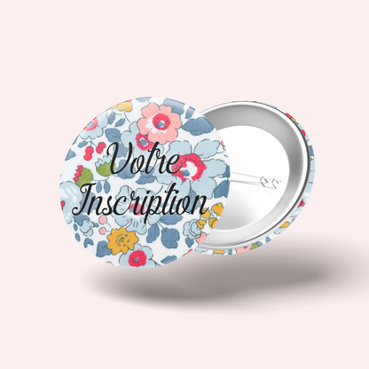 Liberty Betsy Porcelain Badge