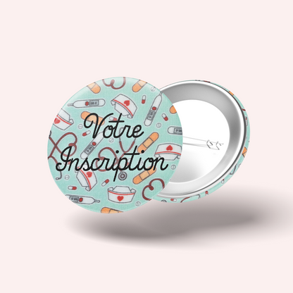 Badge Médical Menthe