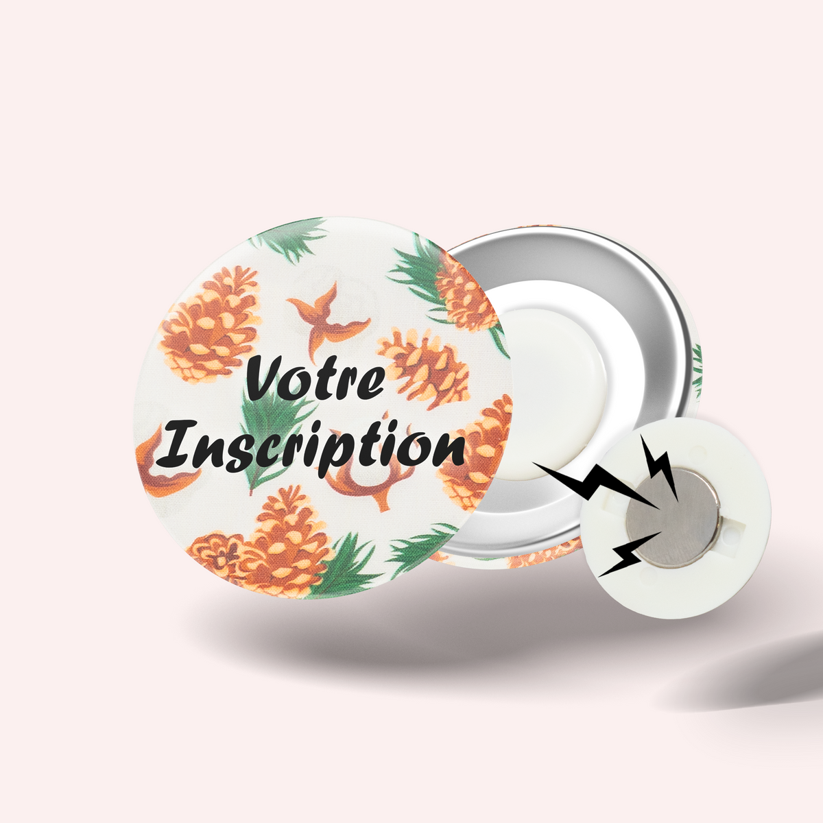 Badge Pomme de pin