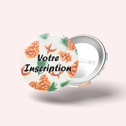 Badge Pomme de pin