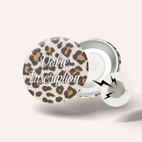 Badge Léopard Savane