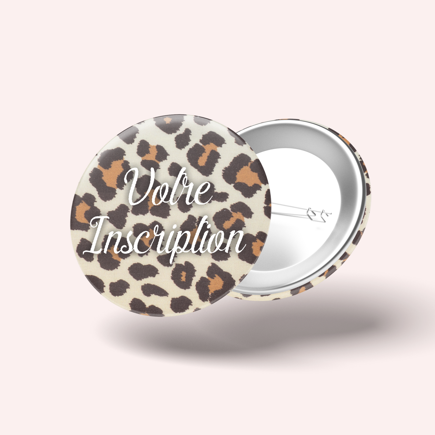 Badge Léopard Savane