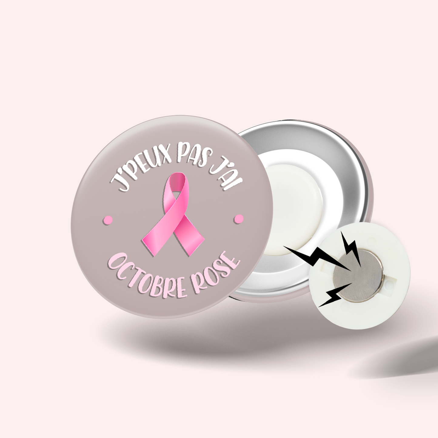 Badge Octobre rose 002