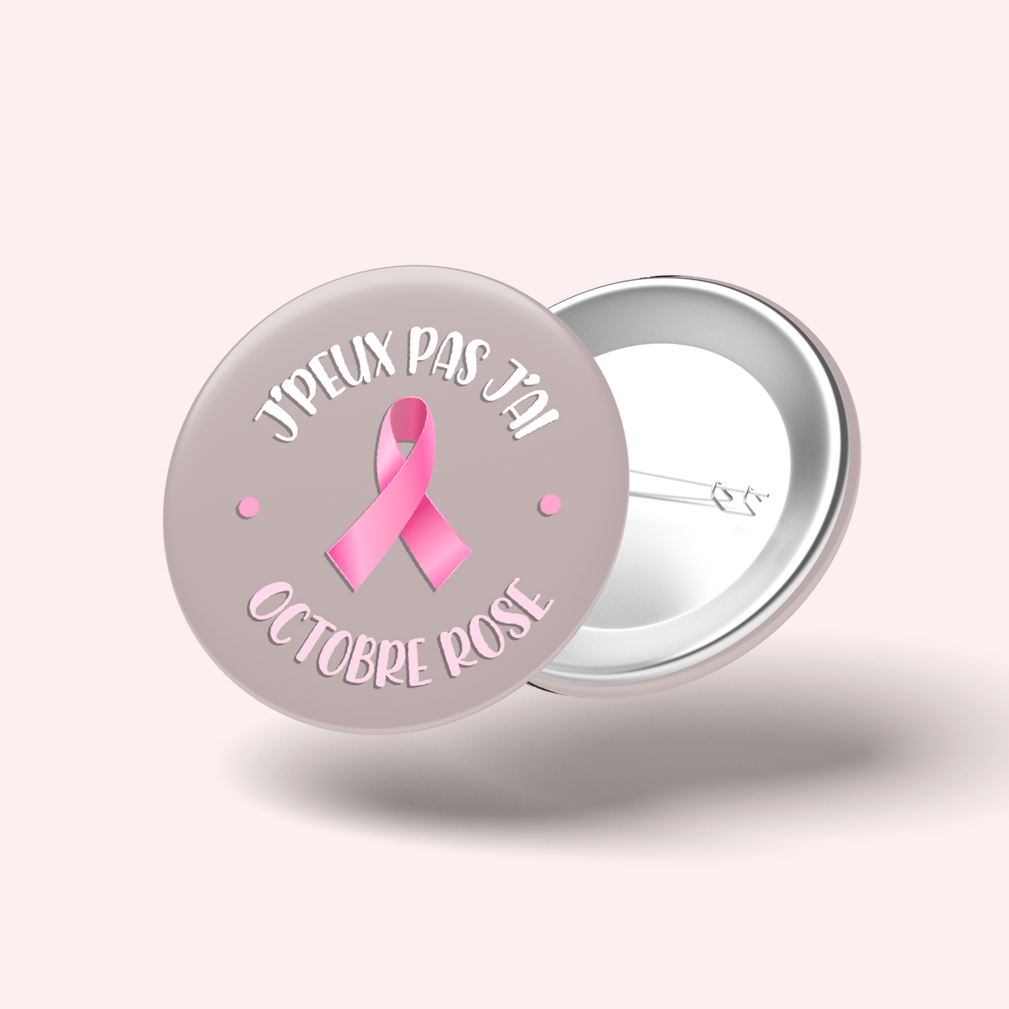 Badge Octobre rose 002