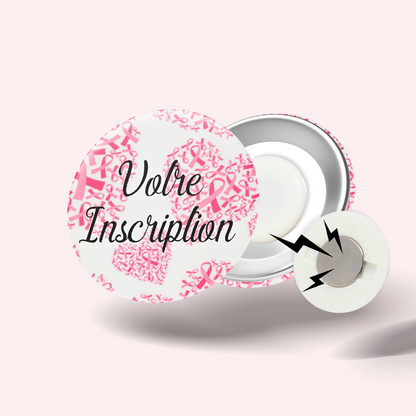 Badge Rubans coeurs