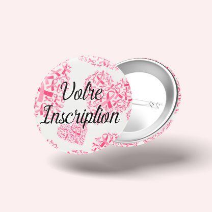 Badge Rubans coeurs