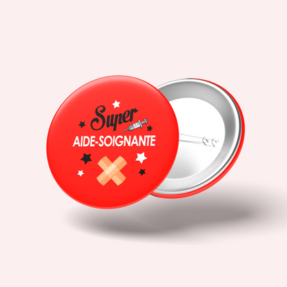 Badge Super métier 004 Aide-Soignante
