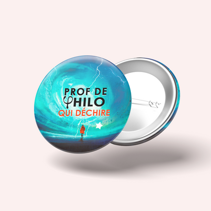 Badge Super prof 005 Philo
