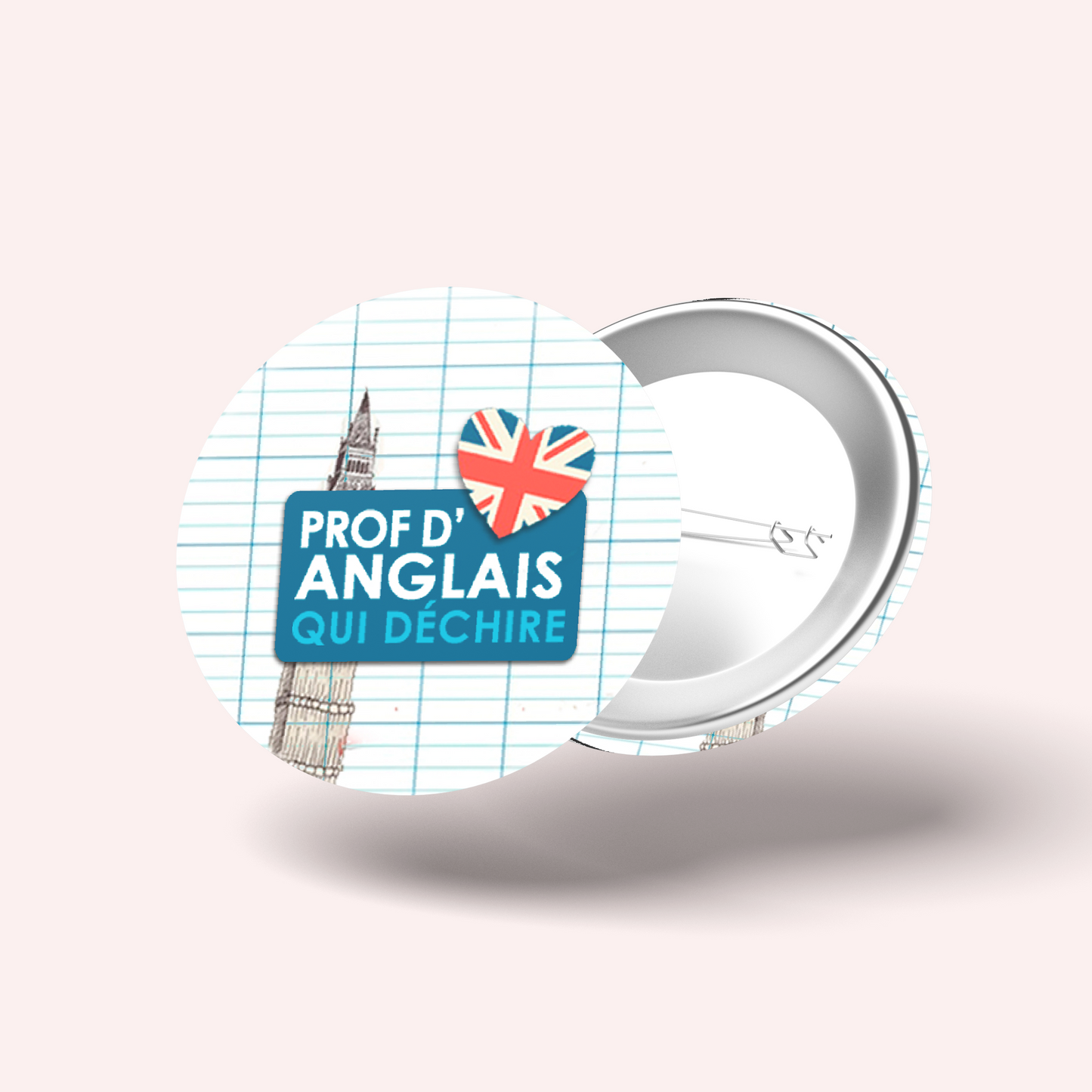 Badge Super prof 008 Anglais