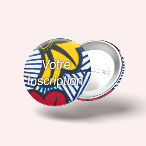 Red and Orange Wax Badge