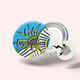 Badge Wax Jaune et Bleu