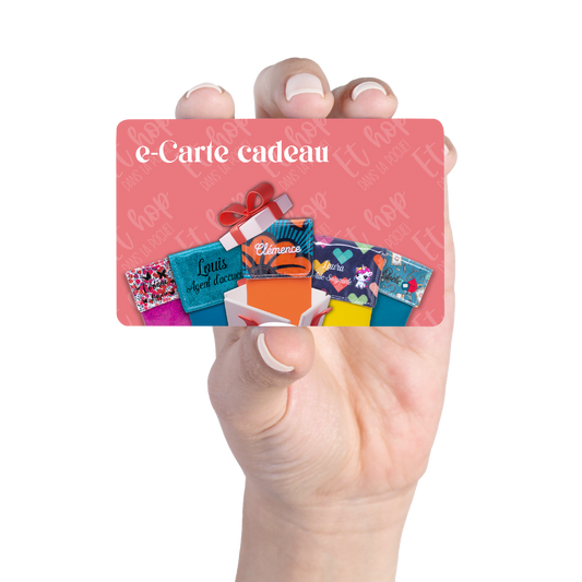 Carte Cadeau Et Hop dans la Poche