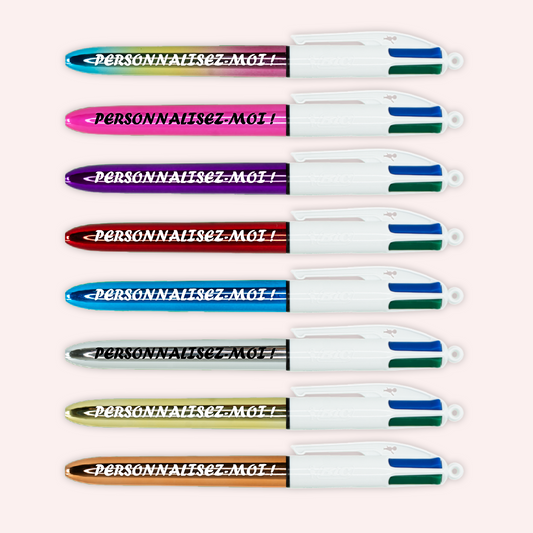 Stylo BIC 4 couleurs Shine