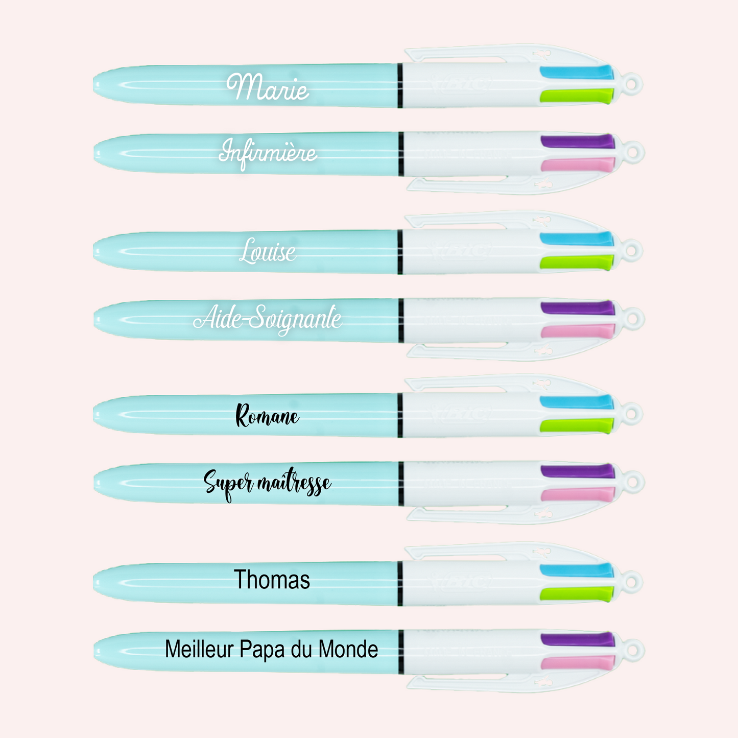 Stylo BIC 4 couleurs FUN