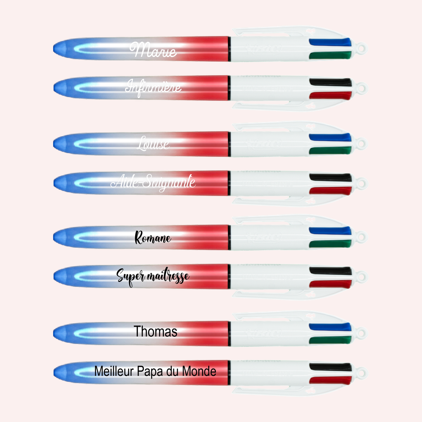 Stylo BIC 4 couleurs France