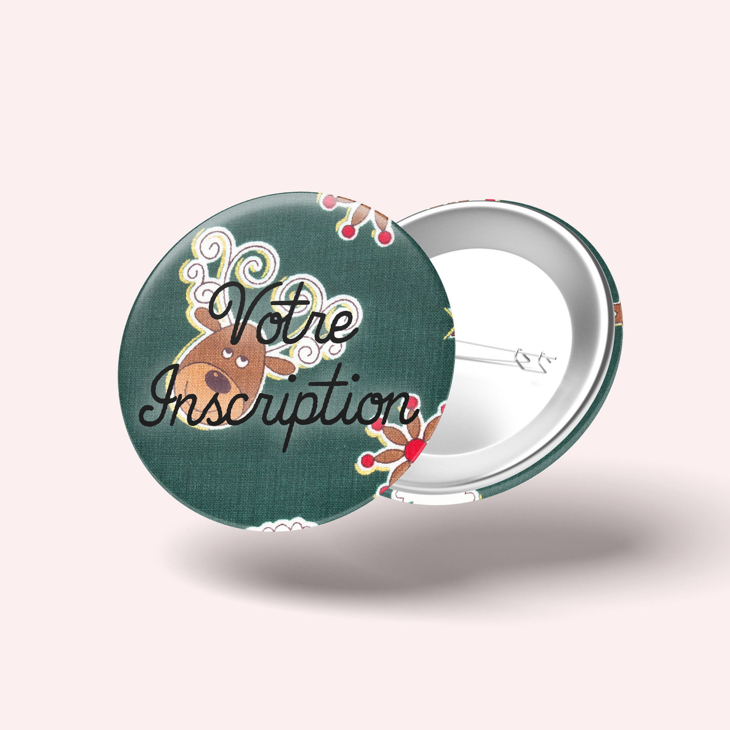 Badge Renne Étoilé