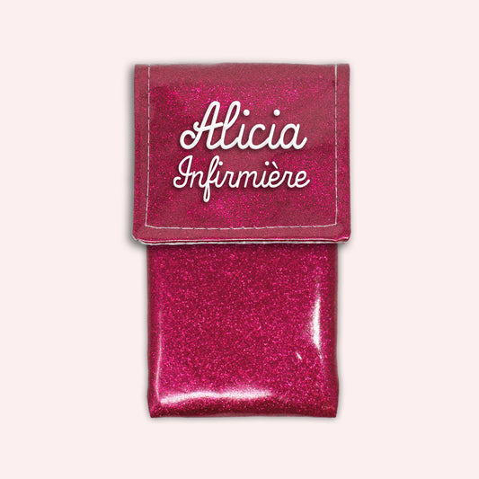 Hollywood glitter magnetic pouch