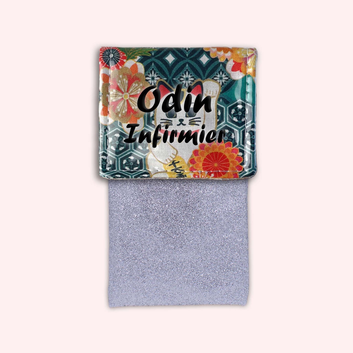 Pochette aimantée Chat Blanc