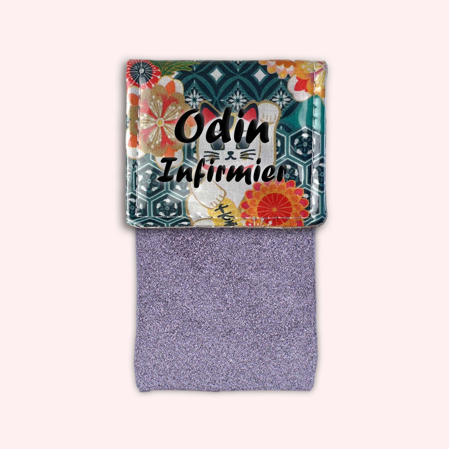 Pochette aimantée Chat Blanc