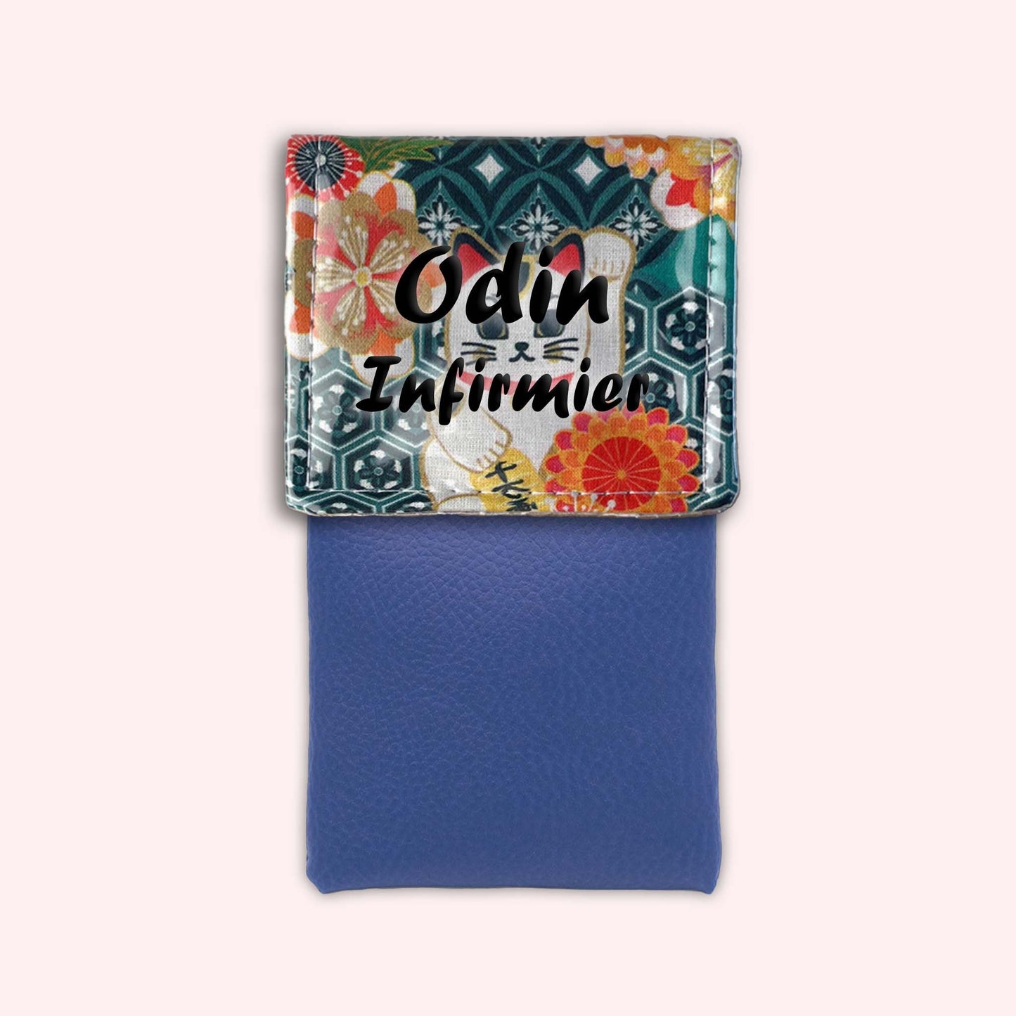 Pochette aimantée Chat Blanc