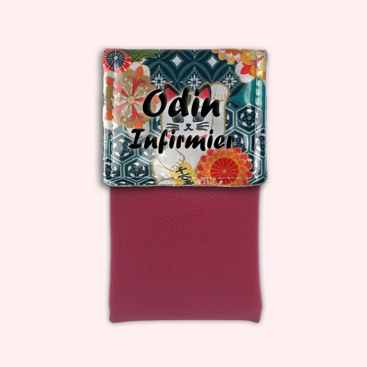 Pochette aimantée Chat Blanc