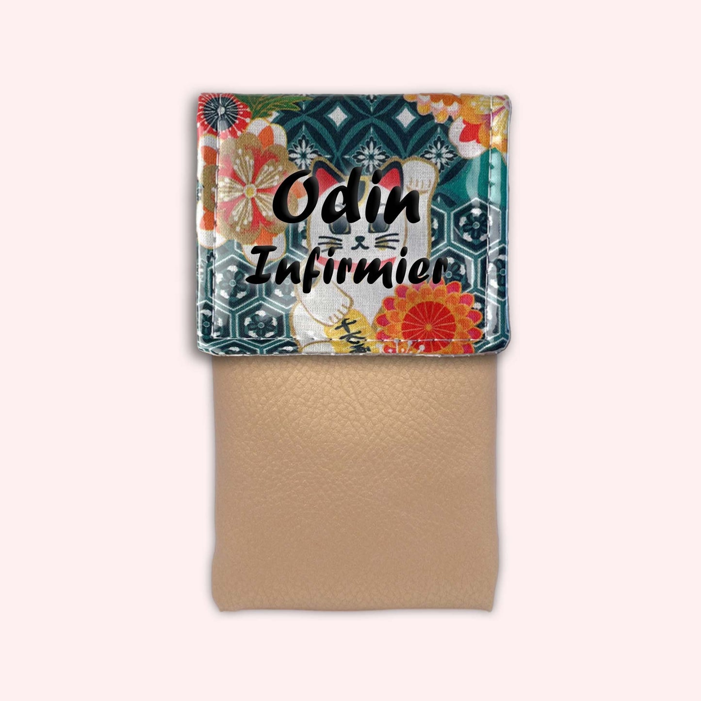 Pochette aimantée Chat Blanc
