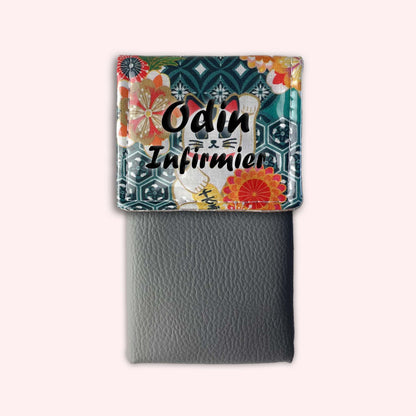Pochette aimantée Chat Blanc