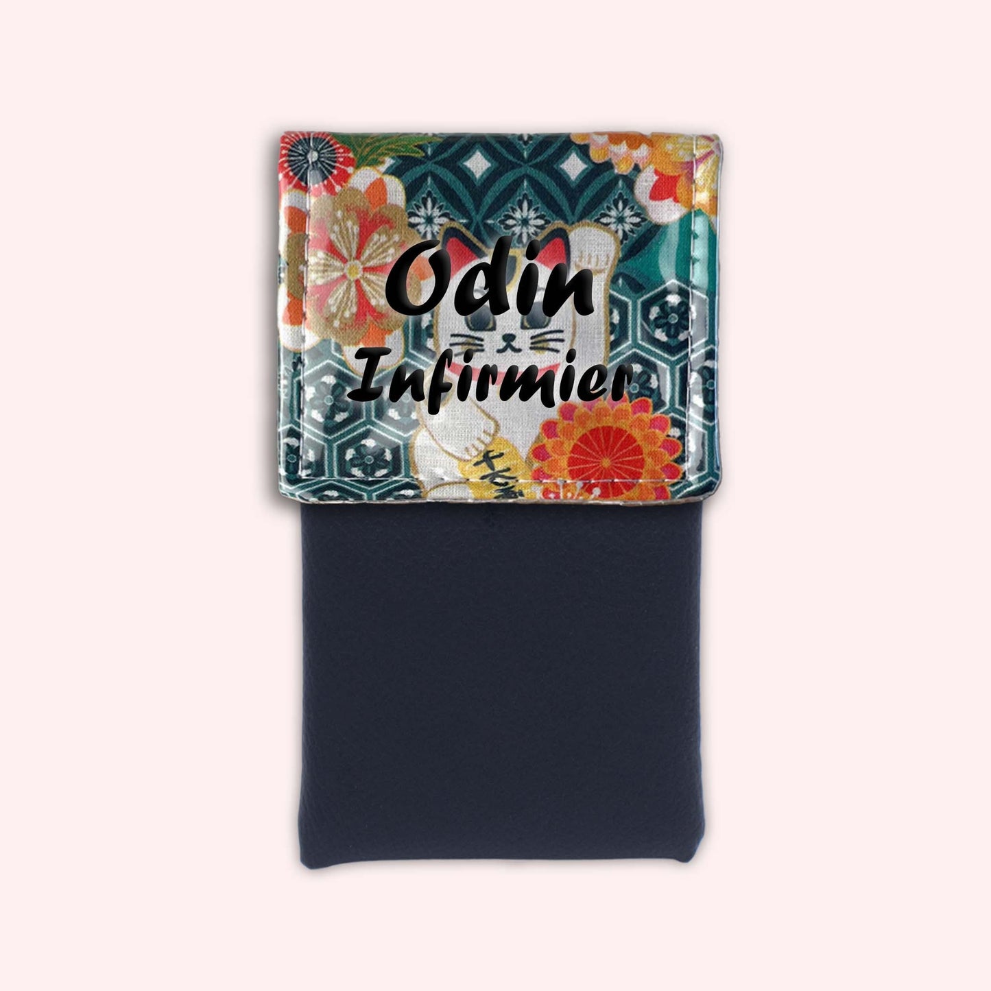 Pochette aimantée Chat Blanc