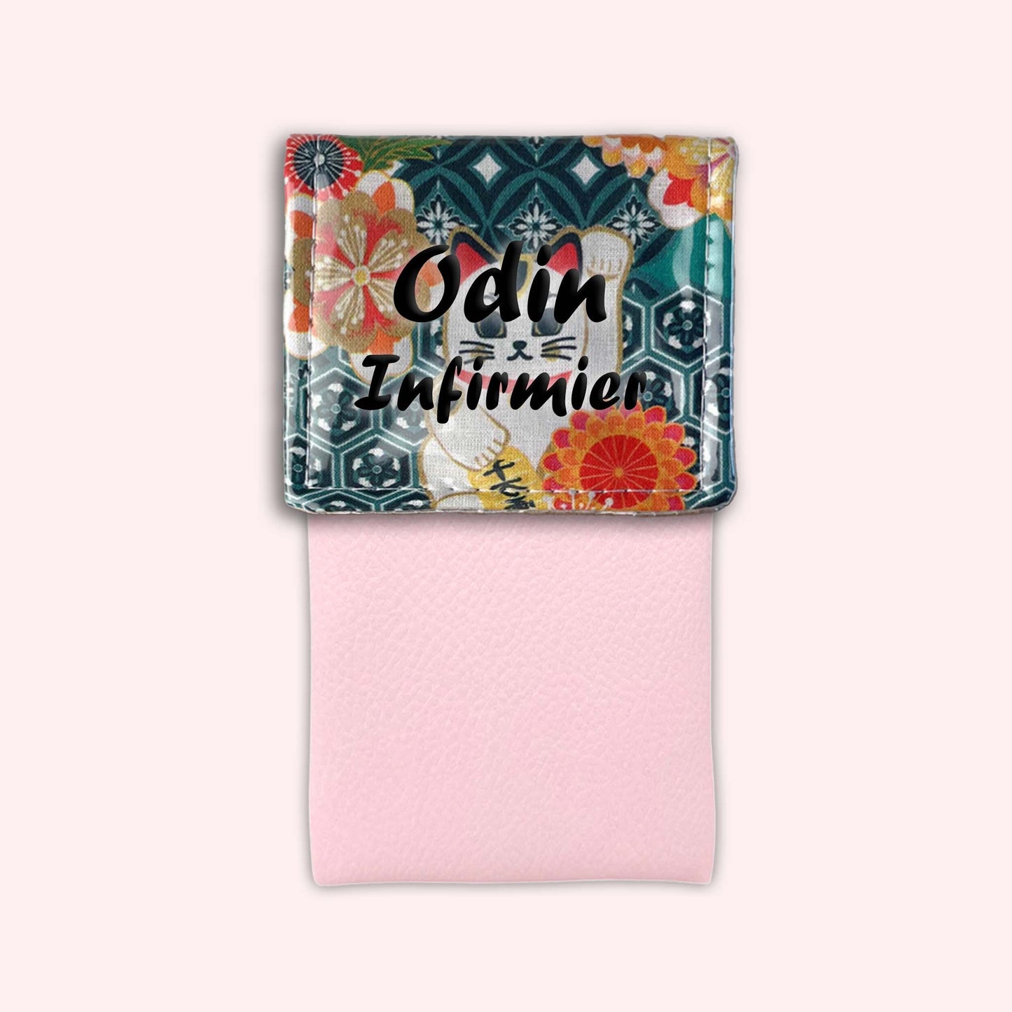 Pochette aimantée Chat Blanc