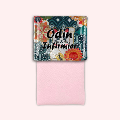Pochette aimantée Chat Blanc