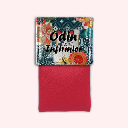 Pochette aimantée Chat Blanc
