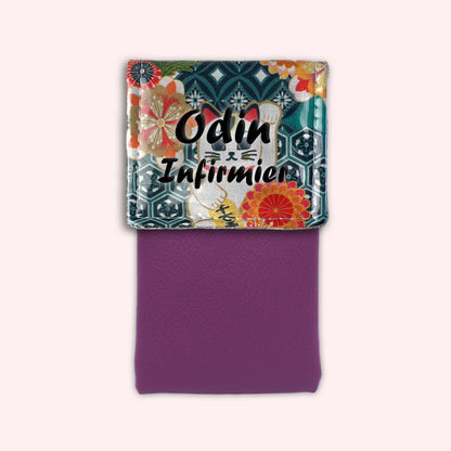 Pochette aimantée Chat Blanc