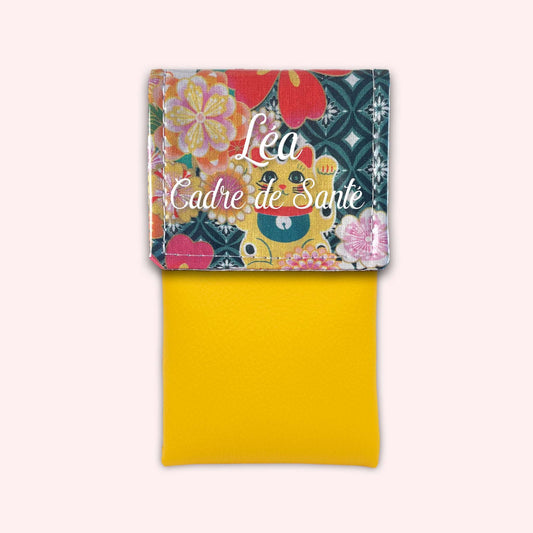 Yellow Cat Magnetic Pouch