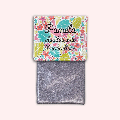 Pochette aimantée Flamants Tropiques