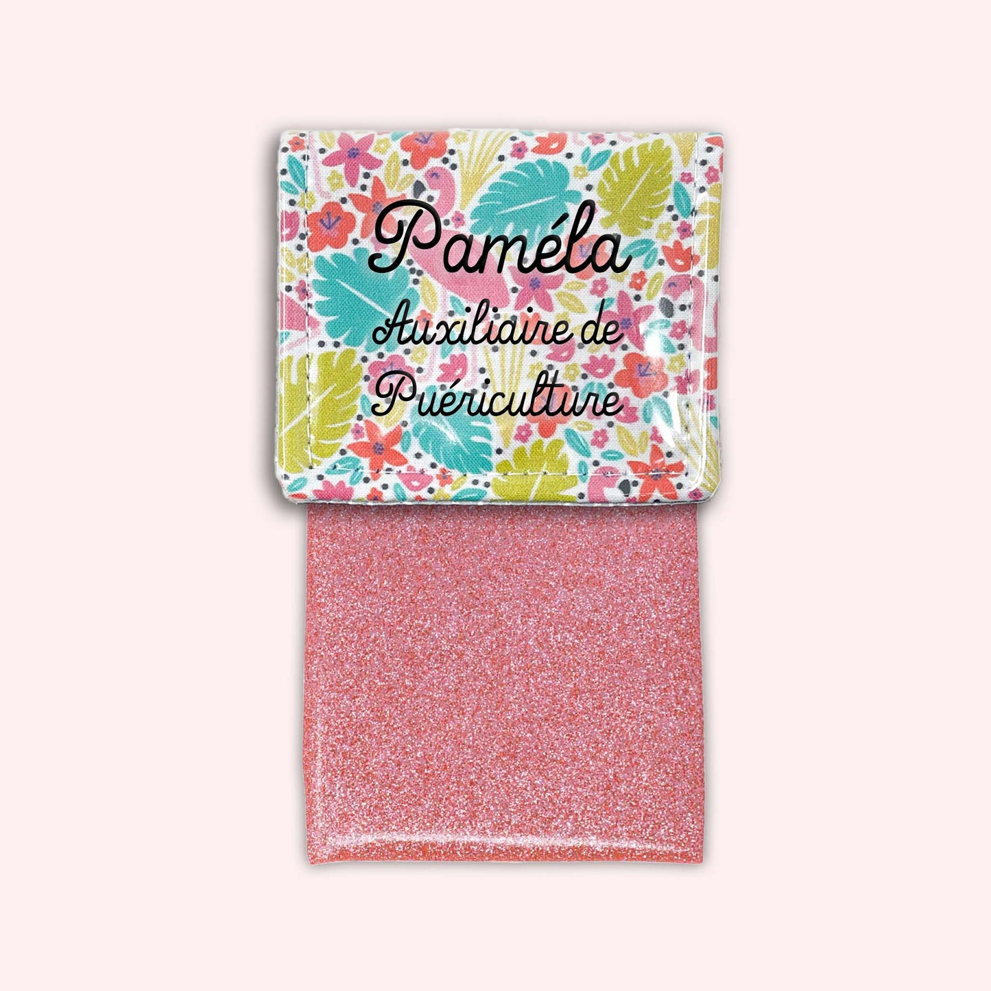 Pochette aimantée Flamants Tropiques
