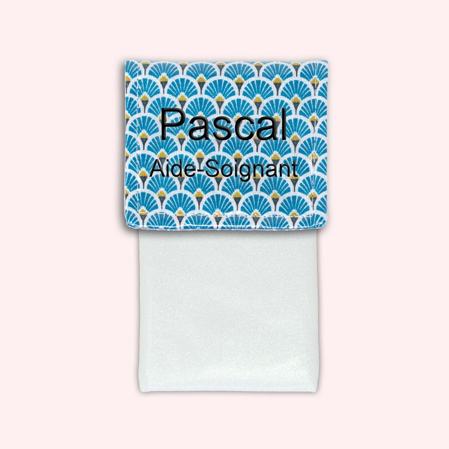 Royal Blue Art Deco Magnetic Pouch
