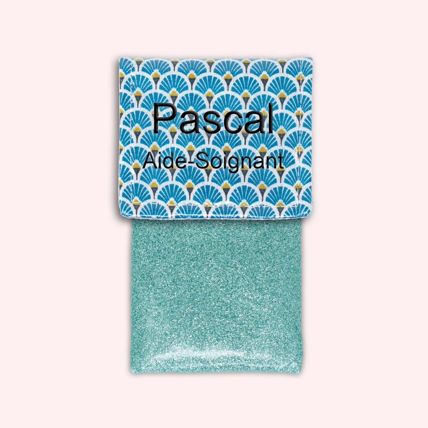 Royal Blue Art Deco Magnetic Pouch