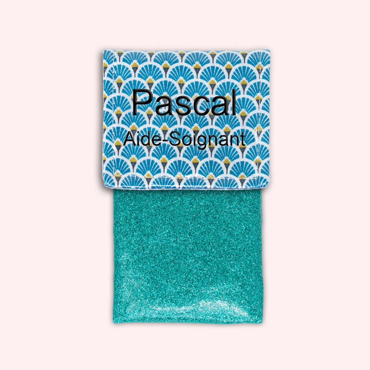 Royal Blue Art Deco Magnetic Pouch